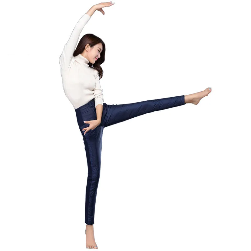 Woxingwosu winter ladies slim trousers wear thick feet high elastic women's down pants
Woxingwosu winter ladies slim trousers wear thick feet high elastic women's down pants