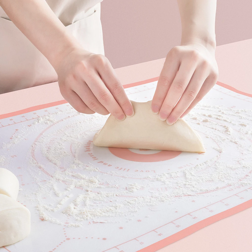 Thickened Silicone Kneading Pad Dough Rolling Mat Silicone Pastry Rolling Sheet Anti-slip Pastry Dough Pad Kitchen Accessory
Thickened Silicone Kneading Pad Dough Rolling Mat Silicone Pastry Rolling Sheet Anti-slip Pastry Dough Pad Kitchen Accessory
