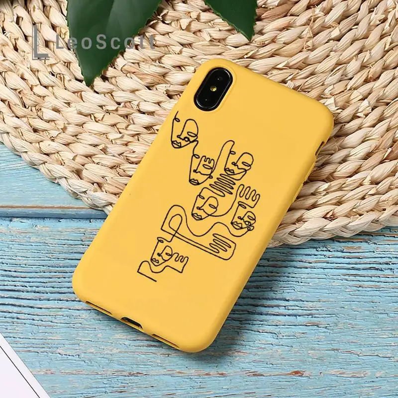 Funny Face Abstract Cartoon Phone Case Yellow Candy Color for iPhone 11 12 mini pro XS MAX 8 7 6 6S Plus X SE 2020 XR 
Funny Face Abstract Cartoon Phone Case Yellow Candy Color for iPhone 11 12 mini pro XS MAX 8 7 6 6S Plus X SE 2020 XR
