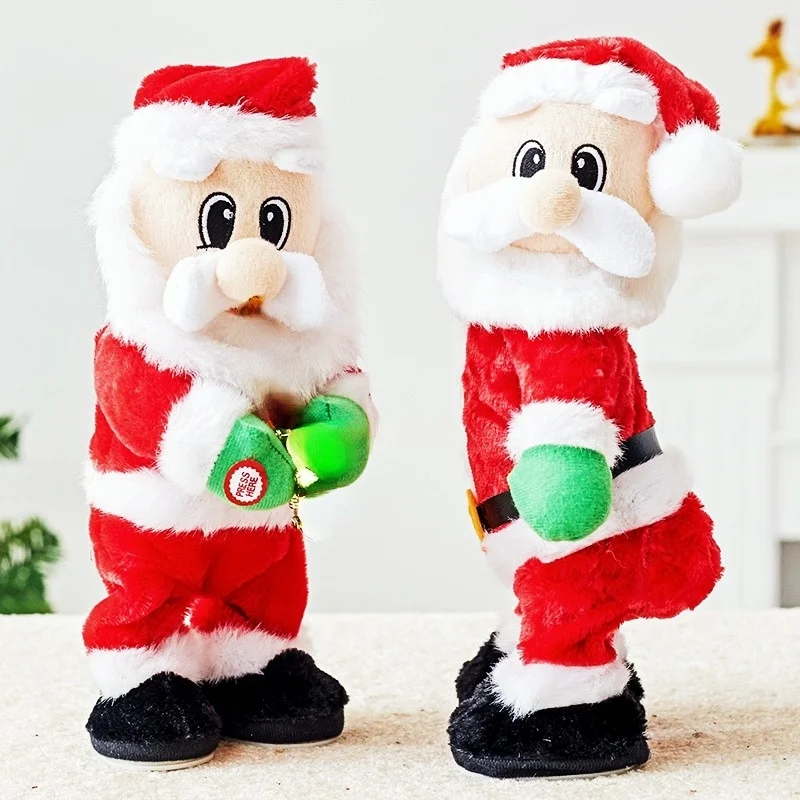 Home Christmas Decoration, 33cm Electric Hip Shaking, 2022 New Year Gift Children's Toys, Plush Electric Cute Butt Shaking Santa
Home Christmas Decoration, 33cm Electric Hip Shaking, 2022 New Year Gift Children's Toys, Plush Electric Cute Butt Shaking Santa