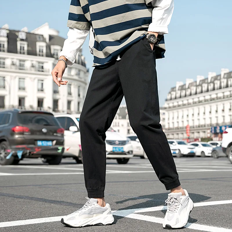 Men Trousers Spring Summer Casual Pants Solid Color Bottom Skinny Straight Boy Pants Ankle Length Pockets Pants
Men Trousers Spring Summer Casual Pants Solid Color Bottom Skinny Straight Boy Pants Ankle Length Pockets Pants