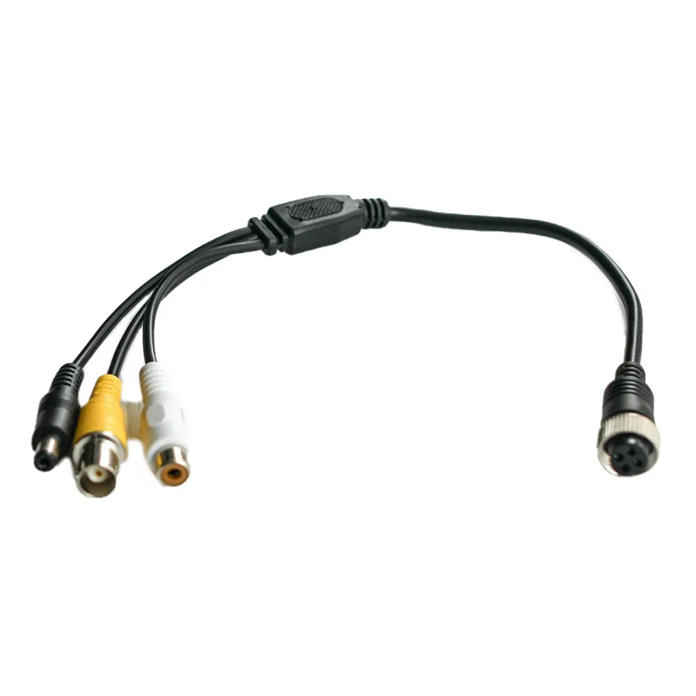 With Video Audio 4 PIN Aviation To BNC RCA Cable For CCTV Video Recorders 1PC 30CM Audio Phono/RCA Plug (Male) High Quality
With Video Audio 4 PIN Aviation To BNC RCA Cable For CCTV Video Recorders 1PC 30CM Audio Phono/RCA Plug (Male) High Quality