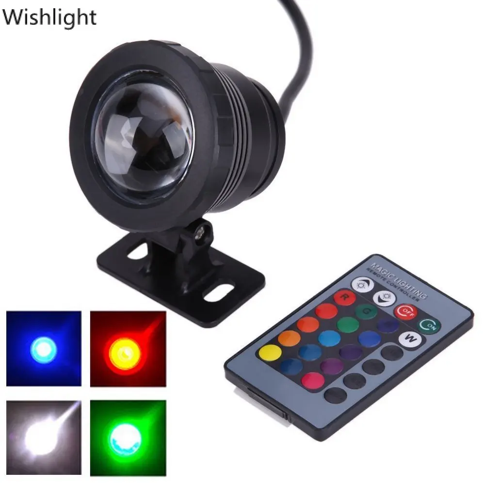 10W RGB Led Underwater Light Waterproof IP65 Fountain Pool Ponds Aquarium Lamp 16 Color with Remote Controller Spot Lighting
10W RGB Led Underwater Light Waterproof IP65 Fountain Pool Ponds Aquarium Lamp 16 Color with Remote Controller Spot Lighting