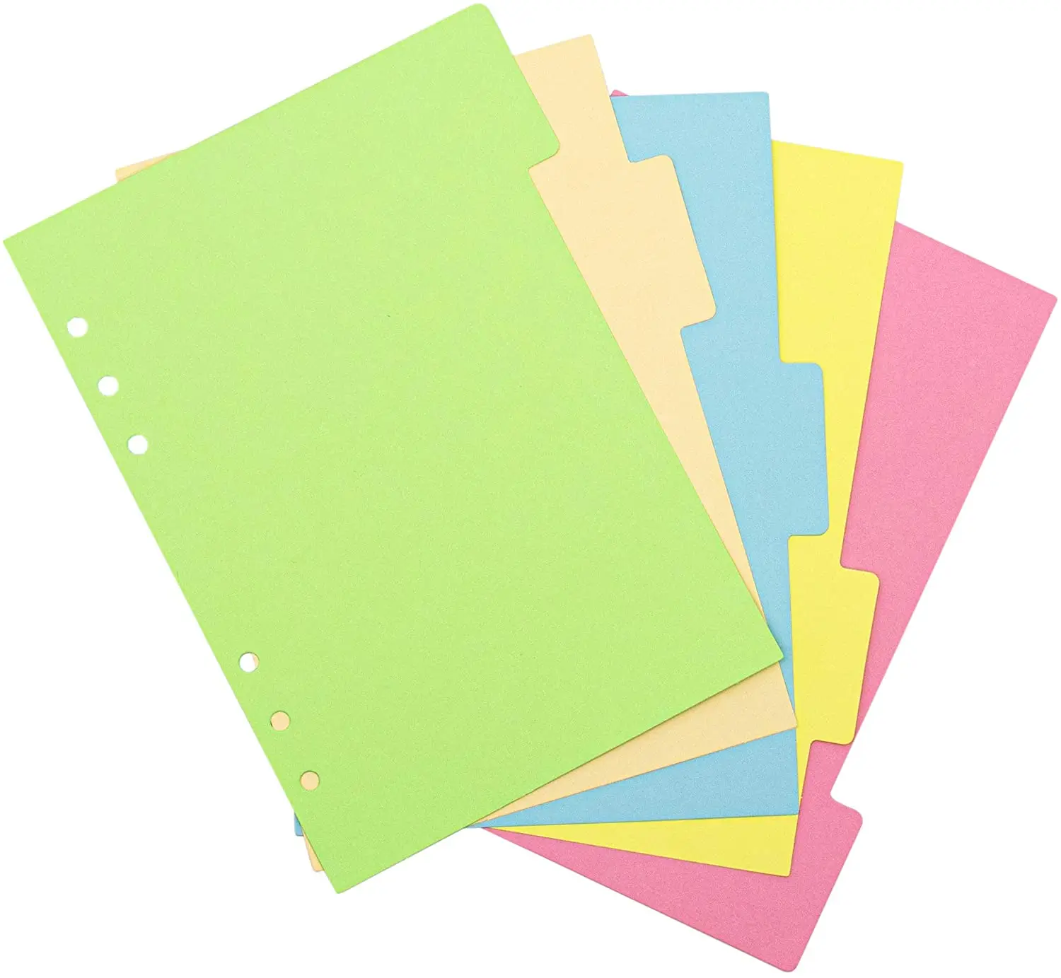 A5 Size 6-Hole Ring Paper Separator Index Page Label Card, Suitable For Travel Diary, Loose Leaf Book, Notebook Diary
A5 Size 6-Hole Ring Paper Separator Index Page Label Card, Suitable For Travel Diary, Loose Leaf Book, Notebook Diary