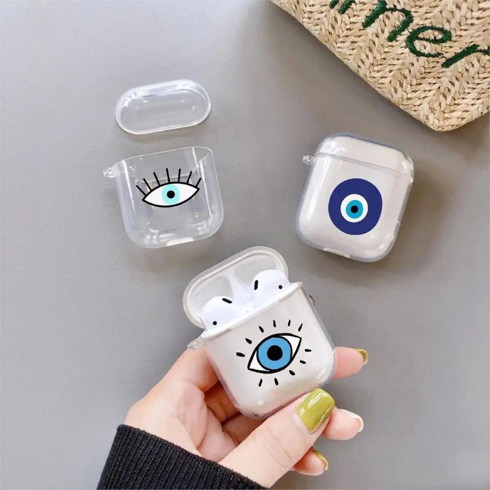 Cute Blue Evil Eye For Airpod Cases For Airpods 2 Case Clear Silicone Soft Exotic Earphone Cover Box Cartoon For Air Pods Cover
Cute Blue Evil Eye For Airpod Cases For Airpods 2 Case Clear Silicone Soft Exotic Earphone Cover Box Cartoon For Air Pods Cover