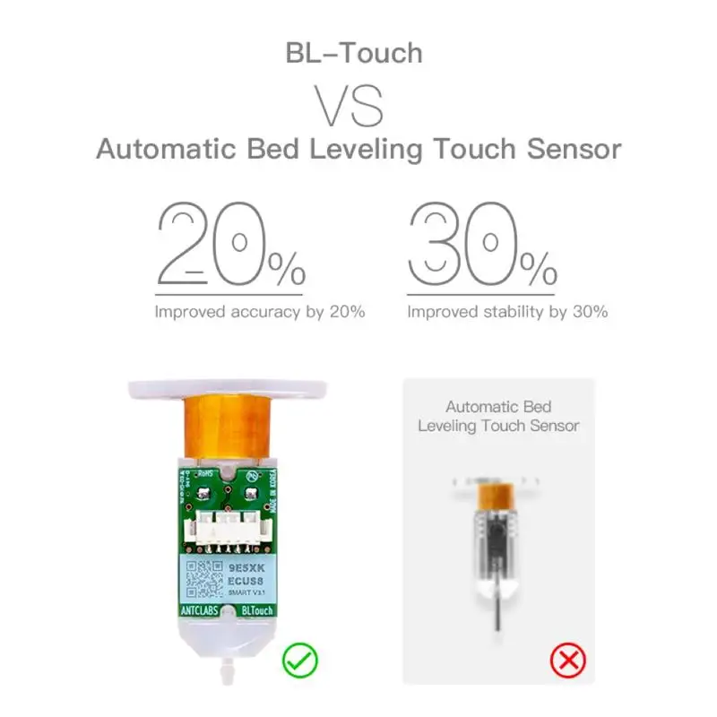 Auto Leveling Kit Automatic Bed BL Touch Leveling Sensor Replacement 3D Printer Accessories for CR-10 V2 8 Bits