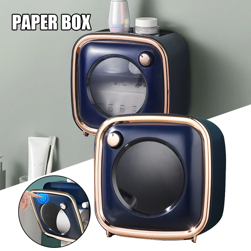 Toilet Tissue Holder Double Layer Waterproof Wall Mounted Self Adhesive Stay Dry Roll Draw Paper Dispenser for Bathroom M56
Toilet Tissue Holder Double Layer Waterproof Wall Mounted Self Adhesive Stay Dry Roll Draw Paper Dispenser for Bathroom M56
