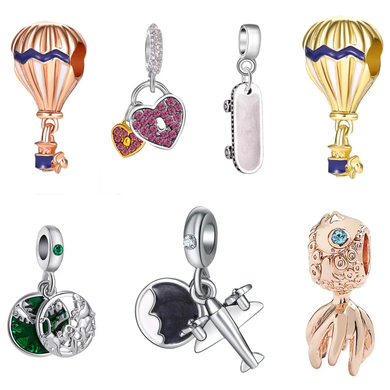 Romantic Love Heart Lock Beads Fit Original Pandora Charms Bracelets Cartoon Cute Dog Sun Unicorn Beads DIY for Women Jewelry 
Romantic Love Heart Lock Beads Fit Original Pandora Charms Bracelets Cartoon Cute Dog Sun Unicorn Beads DIY for Women Jewelry