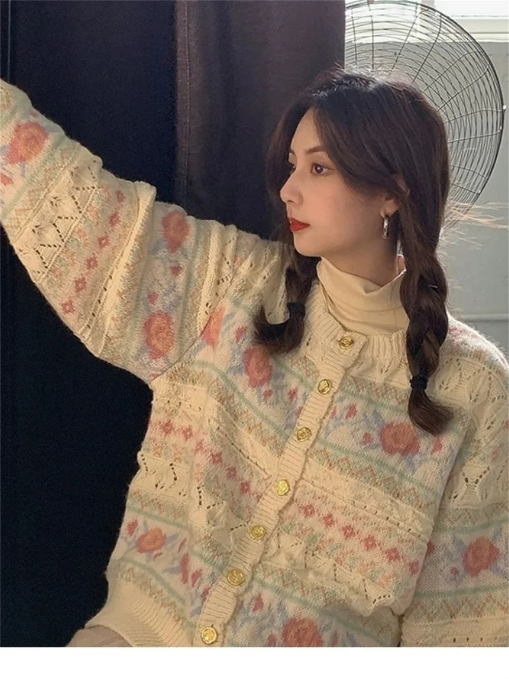 College Style Spring Female Thick Sweater Soft Slim Streetwear Tender Knitted Ribbed Cardigan O- Neck knitted Cardigan Women
College Style Spring Female Thick Sweater Soft Slim Streetwear Tender Knitted Ribbed Cardigan O- Neck knitted Cardigan Women
