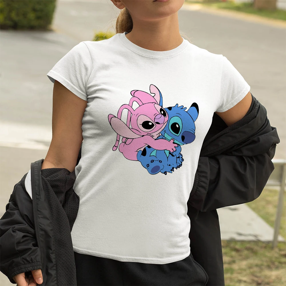 Stitch Family Look Couple T Shirt Hug Well Being Disney Branded Tshirts Stylish Happy Young Woman Fashion Pullover Y2k Harajuku
Stitch Family Look Couple T Shirt Hug Well Being Disney Branded Tshirts Stylish Happy Young Woman Fashion Pullover Y2k Harajuku