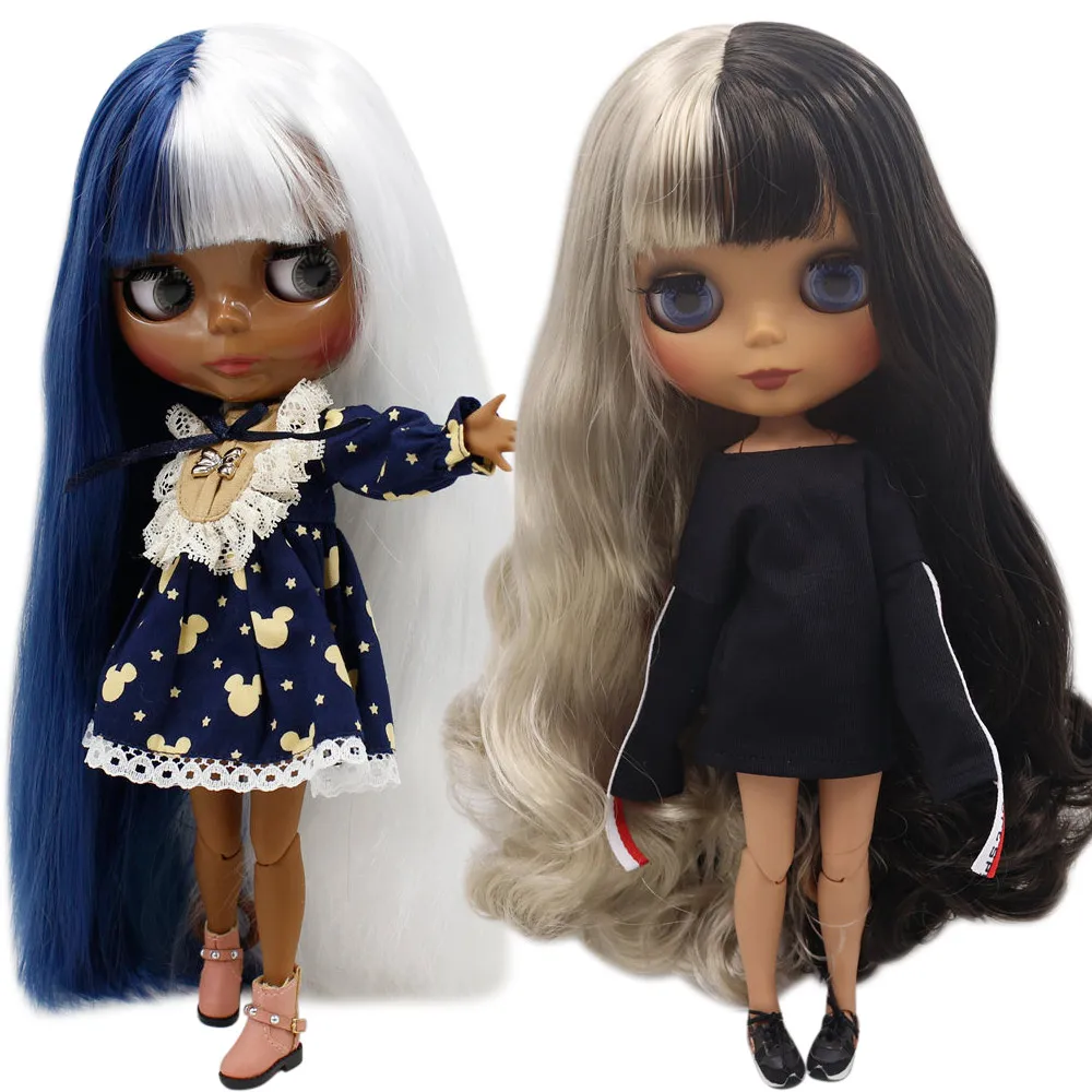 Кукла блайз ICY DBS серии Инь-Янь стиль волос как СИА черная матовая кожа 1/6 BJD ob24 аниме косплей для девочек
Кукла блайз ICY DBS серии Инь-Янь стиль волос как СИА черная матовая кожа 1/6 BJD ob24 аниме косплей для девочек