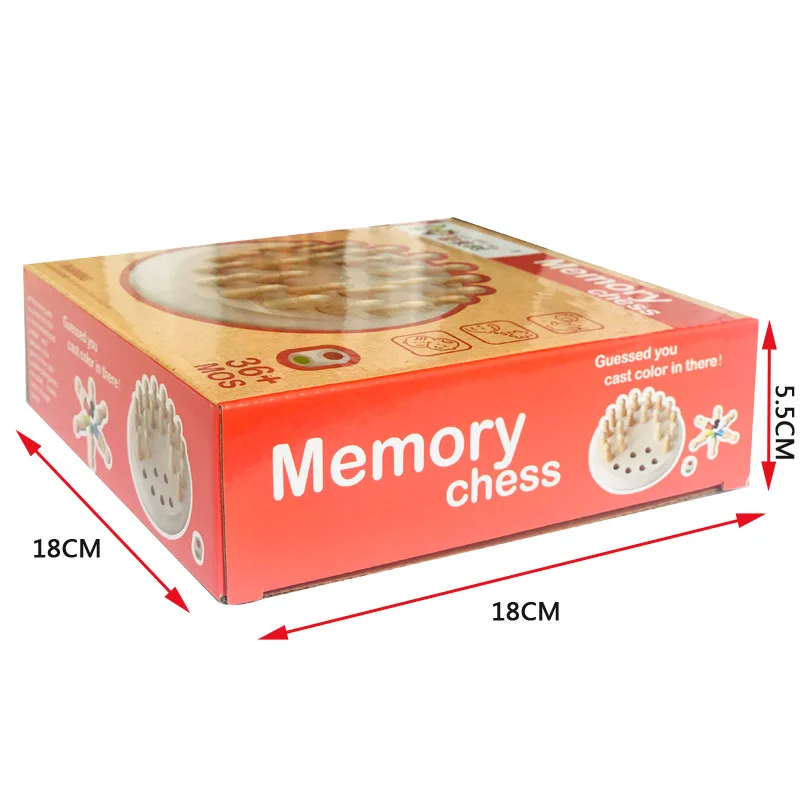 2021 New Wooden children's color memory chess training baby's attention and memory parent-child educational toys montessori
2021 New Wooden children's color memory chess training baby's attention and memory parent-child educational toys montessori