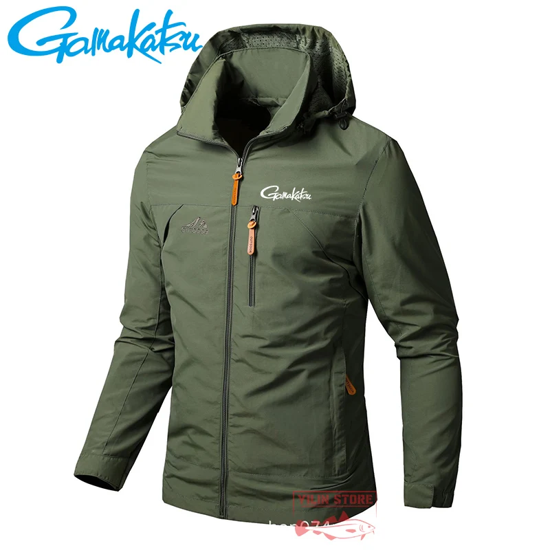 Gamakatsu Fishing Jacket Men's Detachable Hooded Waterproof Jacket Spring and Autumn Thin Breathable Quick-drying Fishing Jacket
Gamakatsu Fishing Jacket Men's Detachable Hooded Waterproof Jacket Spring and Autumn Thin Breathable Quick-drying Fishing Jacket