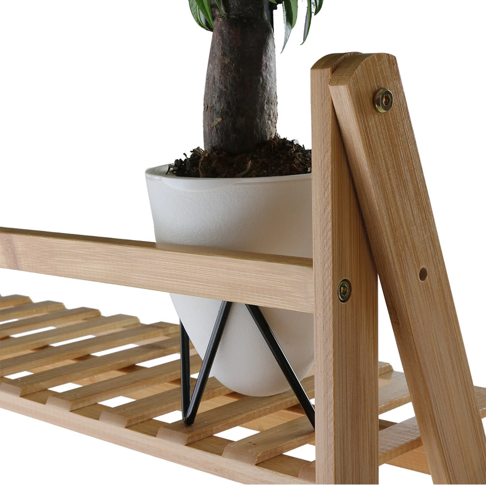 3-Tier Bamboo Plant Stand Shelves Organizer Flower Display Rack Garden Decor Plant Rack Balcony Flower Pot Plant Holder
3-Tier Bamboo Plant Stand Shelves Organizer Flower Display Rack Garden Decor Plant Rack Balcony Flower Pot Plant Holder