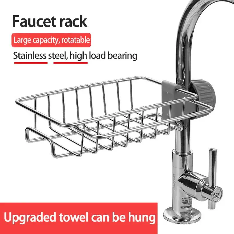 Adjustable Household Stainless Steel Faucet Rack Kitchen Sink Hanging Faucet Storage Rack Organizer Water Basket Drain Dry Rack
Adjustable Household Stainless Steel Faucet Rack Kitchen Sink Hanging Faucet Storage Rack Organizer Water Basket Drain Dry Rack