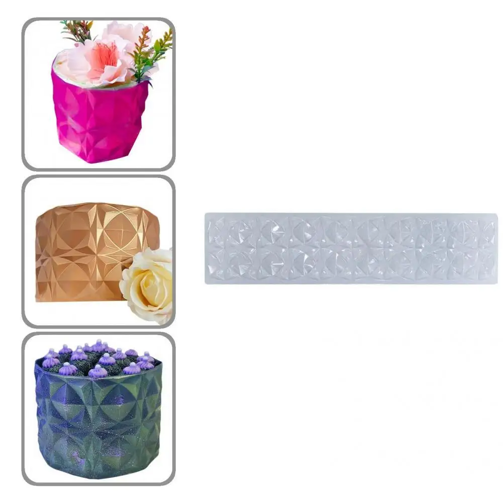 Safe Useful Birthday Cake Border Decor Mould Plastic Cake Mold Easy to Release for Home
Safe Useful Birthday Cake Border Decor Mould Plastic Cake Mold Easy to Release for Home