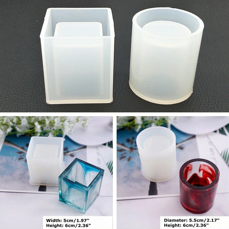 Silicone Casting Mould Square Round Crystal Epoxy Resin Mold for DIY Pen Holder Brush Pot xqmg Clay Molds Pottery Ceramics Arts
Silicone Casting Mould Square Round Crystal Epoxy Resin Mold for DIY Pen Holder Brush Pot xqmg Clay Molds Pottery Ceramics Arts