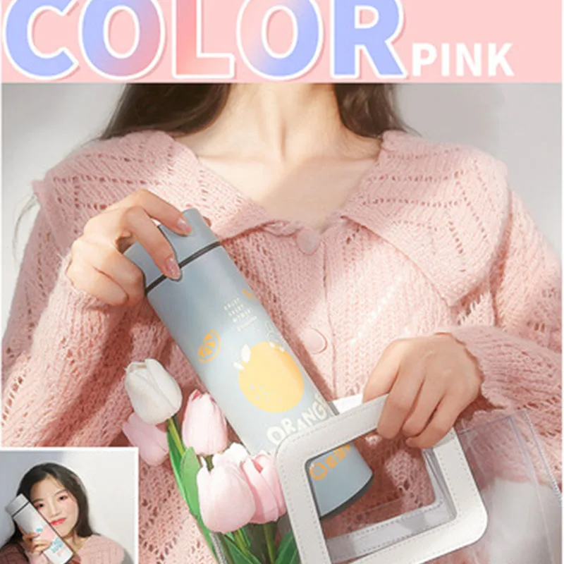 Cute Strawberry Insulated Water Bottle Beautiful girl Stainless Steel Thermos Portable Wide Mouth Can Cup Travel Bottle 450ml
Cute Strawberry Insulated Water Bottle Beautiful girl Stainless Steel Thermos Portable Wide Mouth Can Cup Travel Bottle 450ml