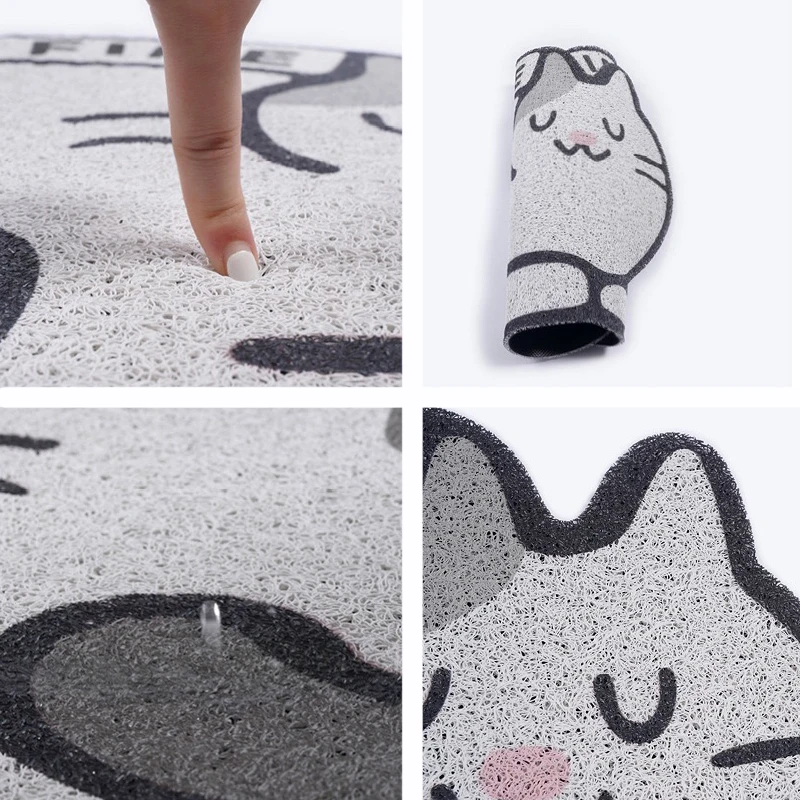 PVC Waterproof Pet Cat Litter Mat Easy Clean Pad Cats Accessories Kittens Folding Anti Slip Bathroom Door Floor Mat Catcher Trap
PVC Waterproof Pet Cat Litter Mat Easy Clean Pad Cats Accessories Kittens Folding Anti Slip Bathroom Door Floor Mat Catcher Trap