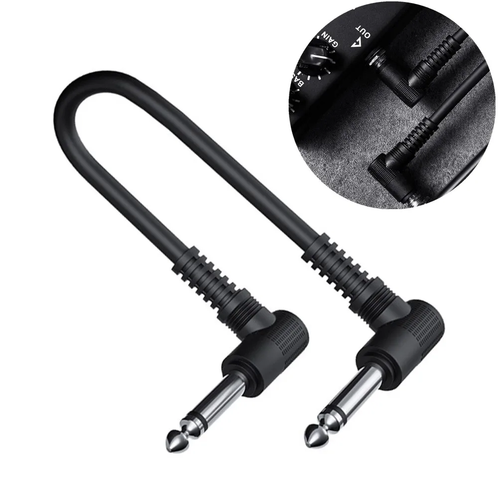 6pcs Guitar To Effect Pedal Board Cable Patch Cord 6 Inch Right Angle 1/4 To Mono Guitar Bass Accessories Parts
6pcs Guitar To Effect Pedal Board Cable Patch Cord 6 Inch Right Angle 1/4 To Mono Guitar Bass Accessories Parts