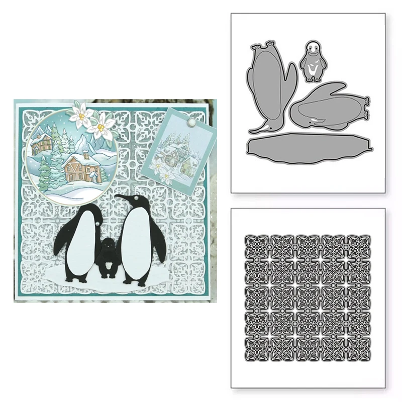 Penguin New 2021 Metal Cutting Dies for Scrapbooking Mold Cut Stencil Handmade Tools DIY Card Make Mould Model Craft Decoration 
Penguin New 2021 Metal Cutting Dies for Scrapbooking Mold Cut Stencil Handmade Tools DIY Card Make Mould Model Craft Decoration