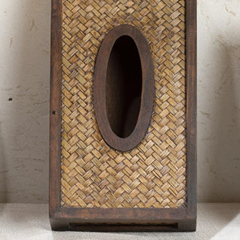 Simple Solid Wood Living Room Tissue Box Bamboo Weaving Take Carton Paper Extraction Box Rattan Plaited Articles
Simple Solid Wood Living Room Tissue Box Bamboo Weaving Take Carton Paper Extraction Box Rattan Plaited Articles