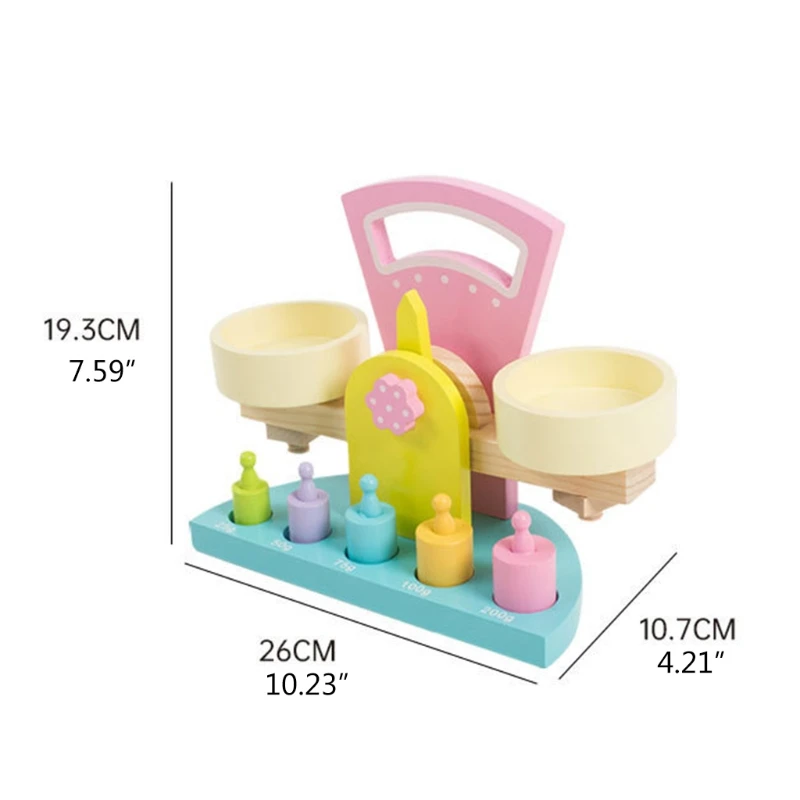 Simulation Balance Scale Toy Wooden Building Blocks Scale Math Learning Game Board Toys for Children Kids Learn Add Subtract
Simulation Balance Scale Toy Wooden Building Blocks Scale Math Learning Game Board Toys for Children Kids Learn Add Subtract