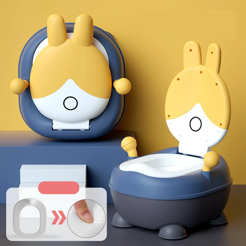 Baby Toilet Male PVC Baby Potty Female 1-6 Years Old Cartoon Rabbit Toddler Toilet Potty Chair Kids Toilet Training Seat 
Baby Toilet Male PVC Baby Potty Female 1-6 Years Old Cartoon Rabbit Toddler Toilet Potty Chair Kids Toilet Training Seat