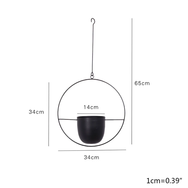 Geometric Iron Hanging Planter Vase Simple Design Plant Pot Modern Window Hanger
Geometric Iron Hanging Planter Vase Simple Design Plant Pot Modern Window Hanger