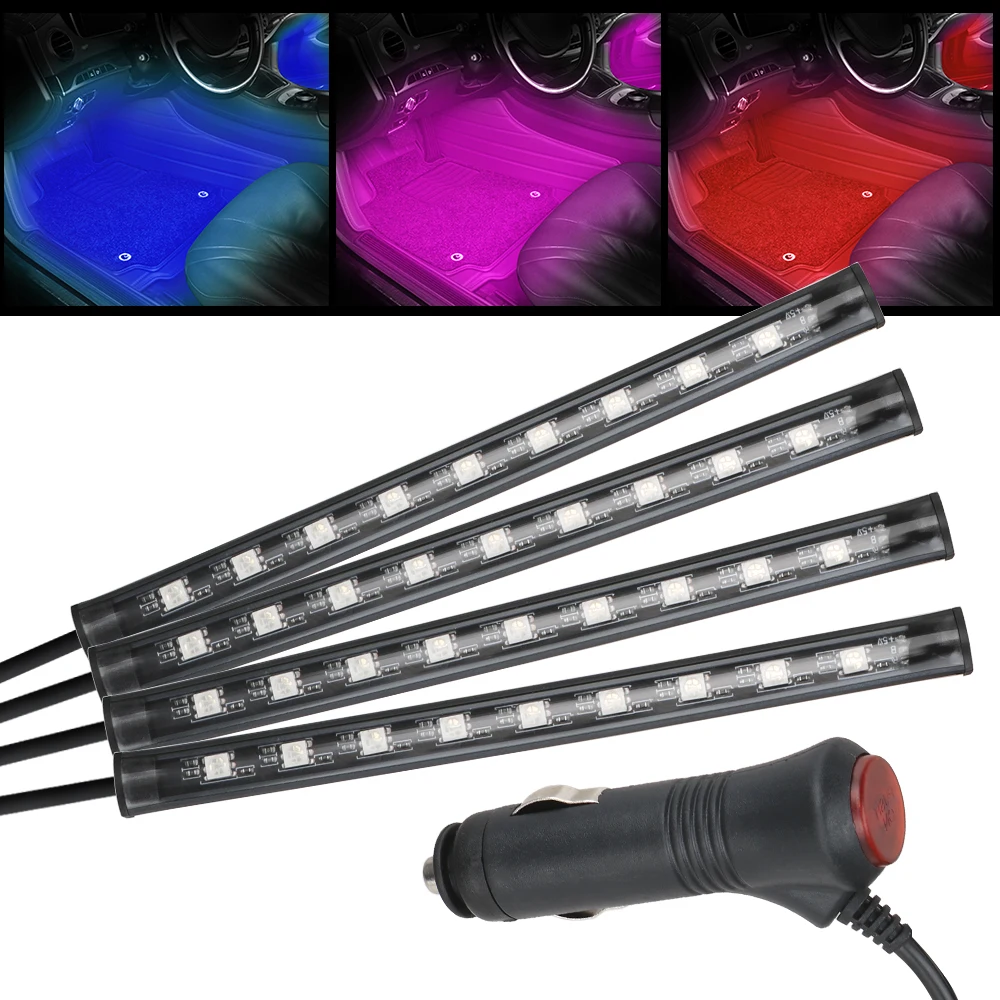 Automotive Interior Decorative Lights LED Car Foot Light 24/36/48 LED Atmosphere Lamp Ambient Lamp Remote/Voice Control
Automotive Interior Decorative Lights LED Car Foot Light 24/36/48 LED Atmosphere Lamp Ambient Lamp Remote/Voice Control