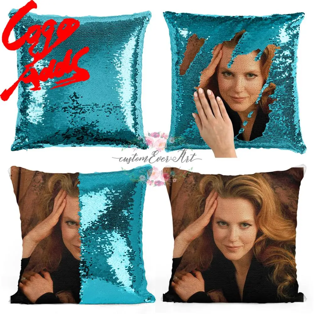 Nicole Kidman sequin pillow | sequin Pillowcase | Two color pillow | gift for her | gift for him | pillow | magic pillow
Nicole Kidman sequin pillow | sequin Pillowcase | Two color pillow | gift for her | gift for him | pillow | magic pillow