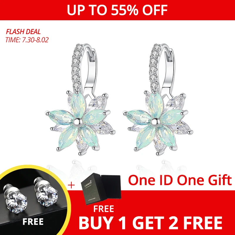 Cute Romantic Lovely Clear Stone Flower Shape Convenient Simple Stud Earrings Copper Cubic Zirconia For Women Party
Cute Romantic Lovely Clear Stone Flower Shape Convenient Simple Stud Earrings Copper Cubic Zirconia For Women Party
