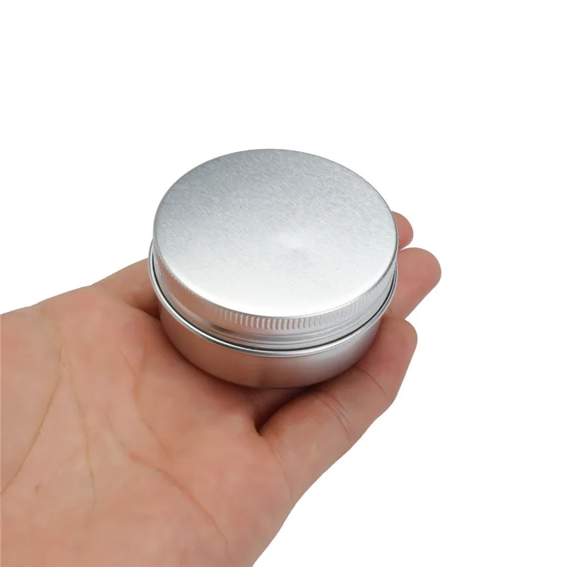 24Pcs 50ml Aluminum Round Empty Refillable Bottles Tin Cans Box Silver Cream Jar Pot Case Screw Thread Lid Lip Balm Container
24Pcs 50ml Aluminum Round Empty Refillable Bottles Tin Cans Box Silver Cream Jar Pot Case Screw Thread Lid Lip Balm Container