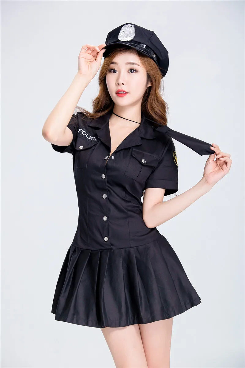 Hot Sell Sexy Female Cop Police Officer Uniform Policewomen Costume Halloween Adult Women Police Cosplay Fancy Dress 
Hot Sell Sexy Female Cop Police Officer Uniform Policewomen Costume Halloween Adult Women Police Cosplay Fancy Dress