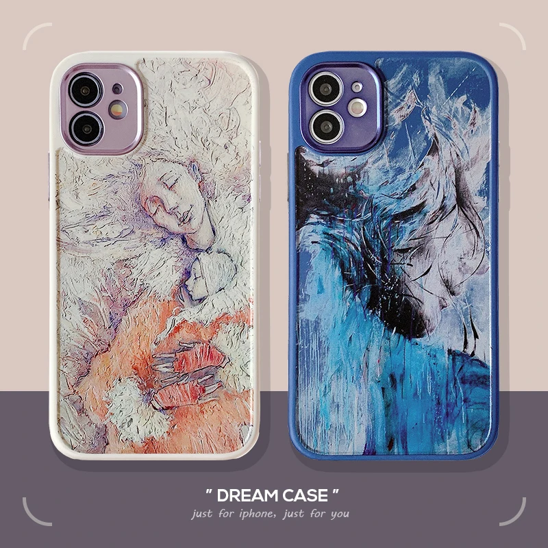 Simple Oil Painting Style Anti-drop Mobile Phone Protective Shell Custom Wholesale For Apple IPhone 12 11 11Pro Max XR XS X 8 7P
Simple Oil Painting Style Anti-drop Mobile Phone Protective Shell Custom Wholesale For Apple IPhone 12 11 11Pro Max XR XS X 8 7P