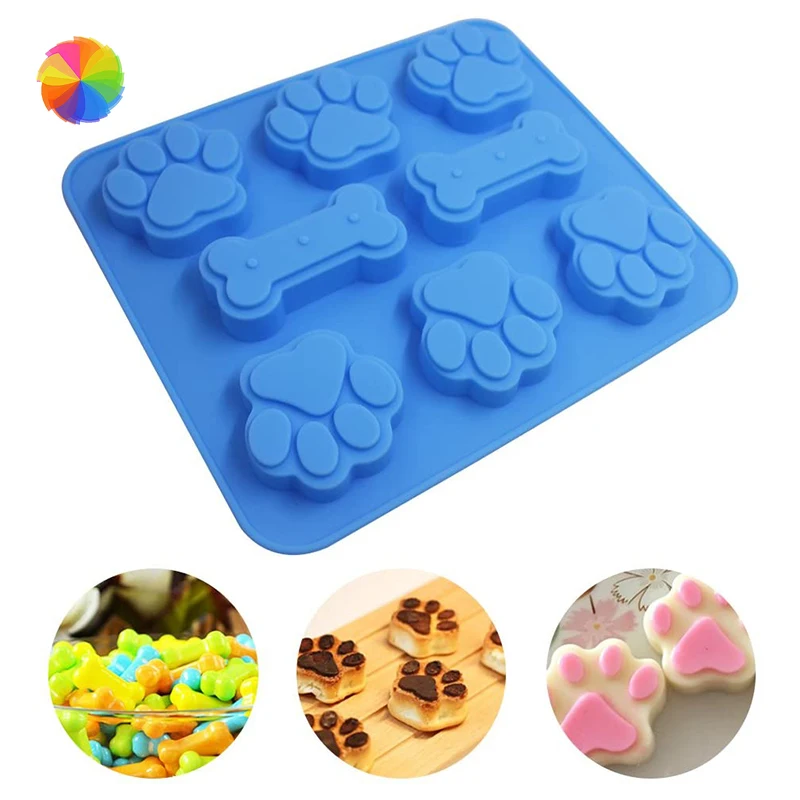 2-in-1 Silicone Baking Mold Dog Bone Dog Footprint Cake Mold Food Grade Silicone Material Mould Baking Tool Kitchen Bakeware new
2-in-1 Silicone Baking Mold Dog Bone Dog Footprint Cake Mold Food Grade Silicone Material Mould Baking Tool Kitchen Bakeware new