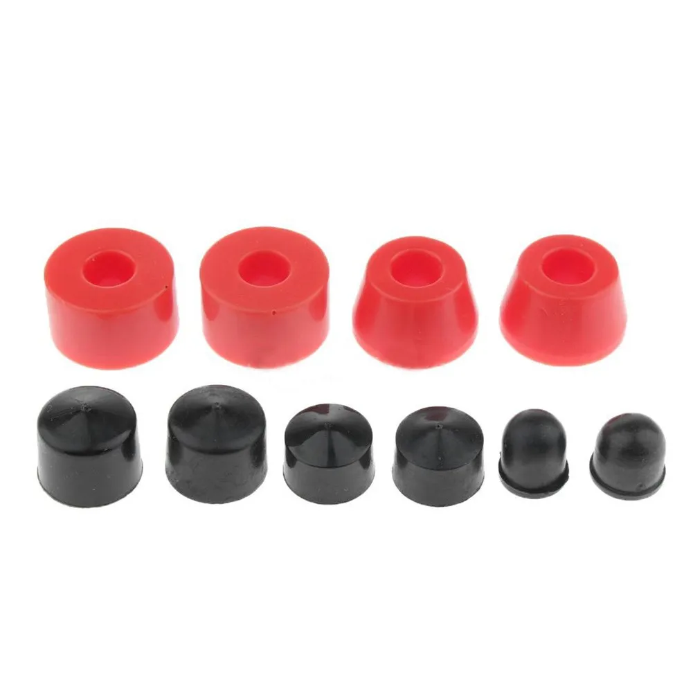10pcs Skateboard Bushings Cover Truck Rebuild Kit Bushing Washers Pivot Cups Shock Absorber Universal 92A Longboards Parts
10pcs Skateboard Bushings Cover Truck Rebuild Kit Bushing Washers Pivot Cups Shock Absorber Universal 92A Longboards Parts