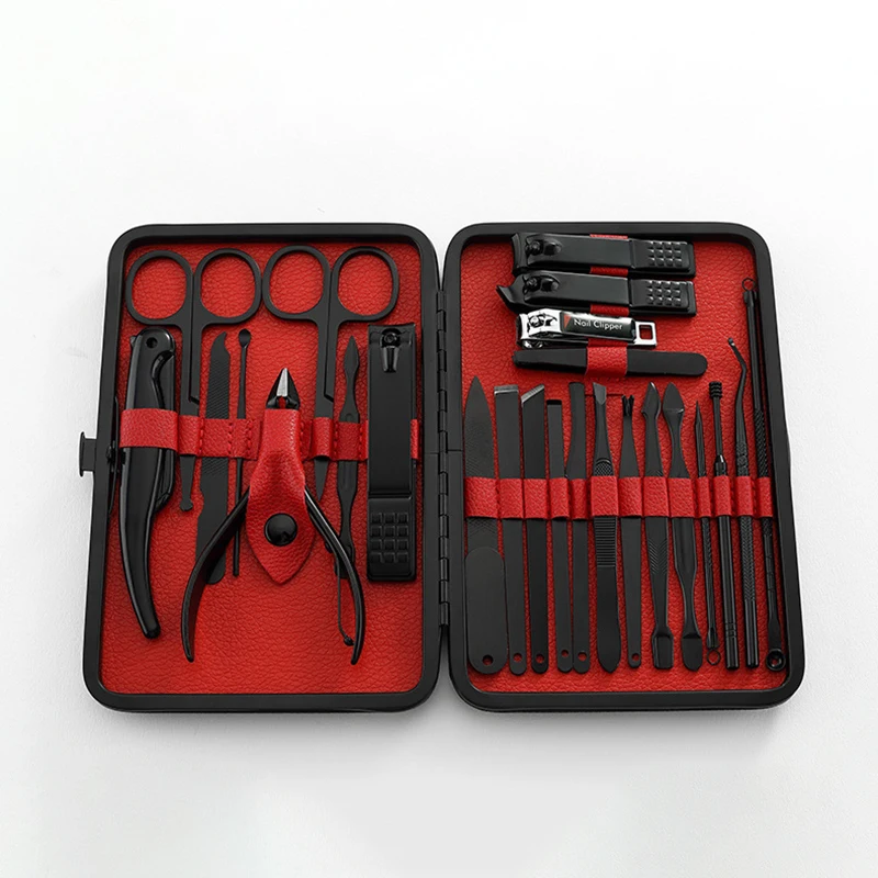 25Pcs/set Professional Cutter Tips Nail Trimmer Manicure Set Stainless Steel Toenail Clipper Scissor Cuticle Nail Tools Set
25Pcs/set Professional Cutter Tips Nail Trimmer Manicure Set Stainless Steel Toenail Clipper Scissor Cuticle Nail Tools Set