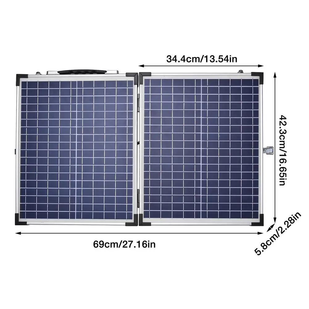 100W 12V Solar Folding Box Battery Panel Outdoor Travel USB Rechargeable For Mobile Phone Powerful Solar Battery Panel Set
100W 12V Solar Folding Box Battery Panel Outdoor Travel USB Rechargeable For Mobile Phone Powerful Solar Battery Panel Set