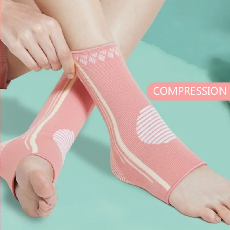 1Pair Women Girls Elastic Ankle Compression Sleeve Pink Plantar Fasciitis Arch Foot Socks Ankle Splint Pain Support Brace Guard
1Pair Women Girls Elastic Ankle Compression Sleeve Pink Plantar Fasciitis Arch Foot Socks Ankle Splint Pain Support Brace Guard
