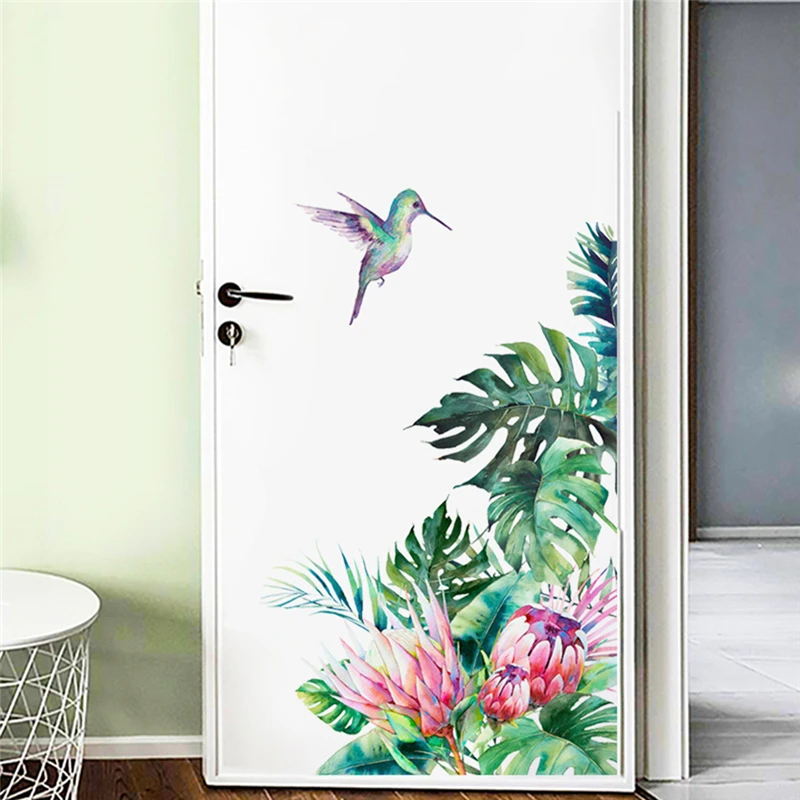Tropical Leaves Flowers Bird Wall Stickers Bedroom Living Room Decoration Mural Home Decor Decals Removable Stickers Wallpaper
Tropical Leaves Flowers Bird Wall Stickers Bedroom Living Room Decoration Mural Home Decor Decals Removable Stickers Wallpaper