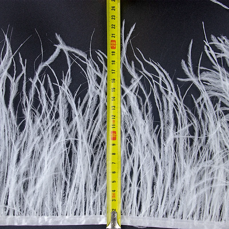 13-18CM 2Ply White Ostrich Feathers Trim Fringe Wedding Dress Sewing Accessory Carnival Clothes Decoration Plumes Ribbon Crafts
13-18CM 2Ply White Ostrich Feathers Trim Fringe Wedding Dress Sewing Accessory Carnival Clothes Decoration Plumes Ribbon Crafts