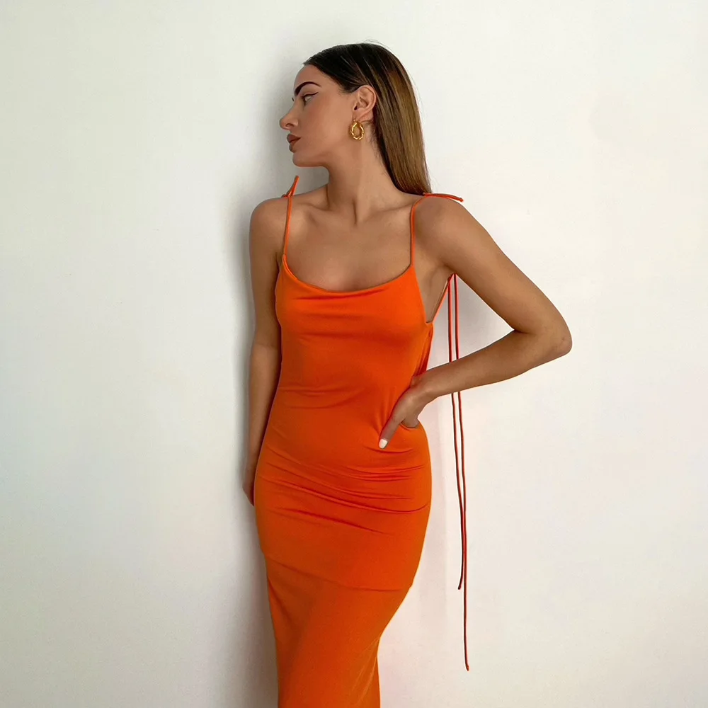 2021 Elegant Spaghetti Strap Sexy Backless Draped Maxi Dress for Women Sleeveless Night Club Party Long Dresses Summer
2021 Elegant Spaghetti Strap Sexy Backless Draped Maxi Dress for Women Sleeveless Night Club Party Long Dresses Summer
