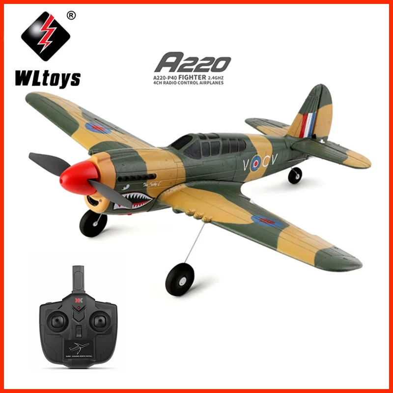 Wltoys XK A220-P40 FIGHTER 3D/6G EPP Foam Plane 384mm Wingspan 4Channel 6 Axis-Gyro RC Plane RTF
Wltoys XK A220-P40 FIGHTER 3D/6G EPP Foam Plane 384mm Wingspan 4Channel 6 Axis-Gyro RC Plane RTF