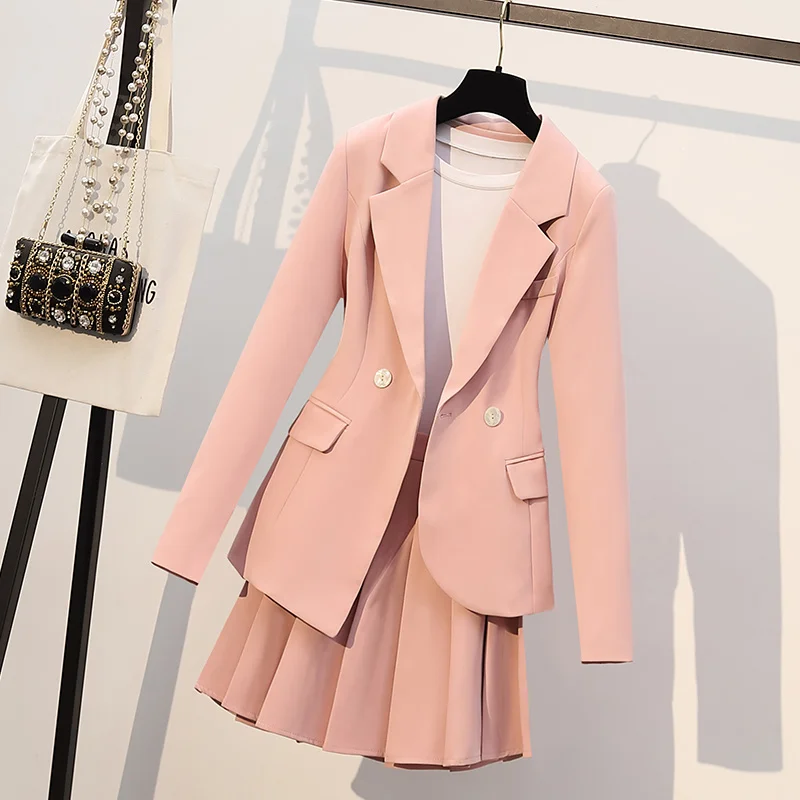 Chic Casual Two 2 Piece Suits Set Women Tops Skirt pleated Skirts Long Sleeve Elegant Dress Suit Sexy Party Dress Vintage Office
Chic Casual Two 2 Piece Suits Set Women Tops Skirt pleated Skirts Long Sleeve Elegant Dress Suit Sexy Party Dress Vintage Office