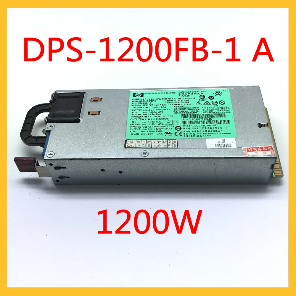 

DPS-1200FB-1 A 1200W DL580G7 DL980G7 Switching Power Supply Power Switch Graphics Card 6Pin to 8Pin (6+2) for Mining Machine