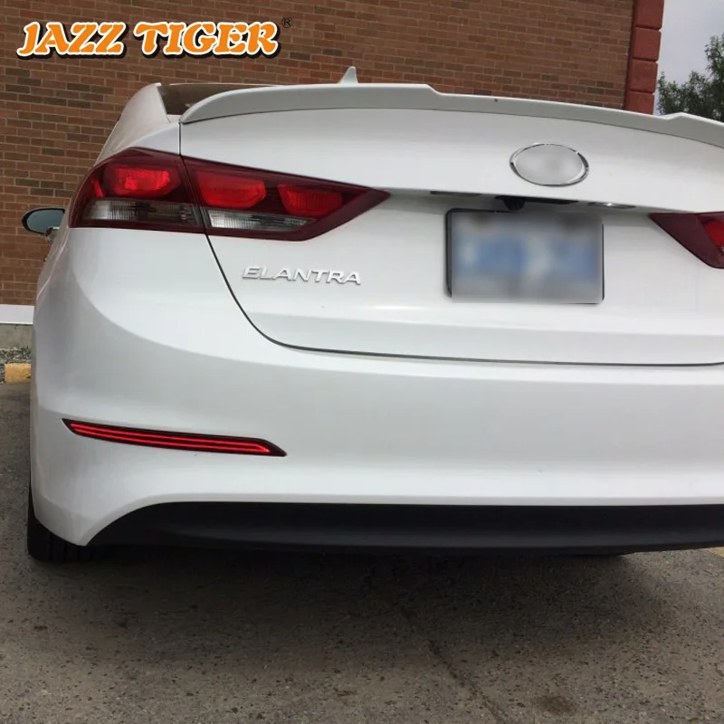 JAZZ TIGER Multi-functions Car LED Rear Fog Lamp Brake Light Bumper Light Decoration Lamp For Hyundai Elantra 2016 2017 2018
JAZZ TIGER Multi-functions Car LED Rear Fog Lamp Brake Light Bumper Light Decoration Lamp For Hyundai Elantra 2016 2017 2018