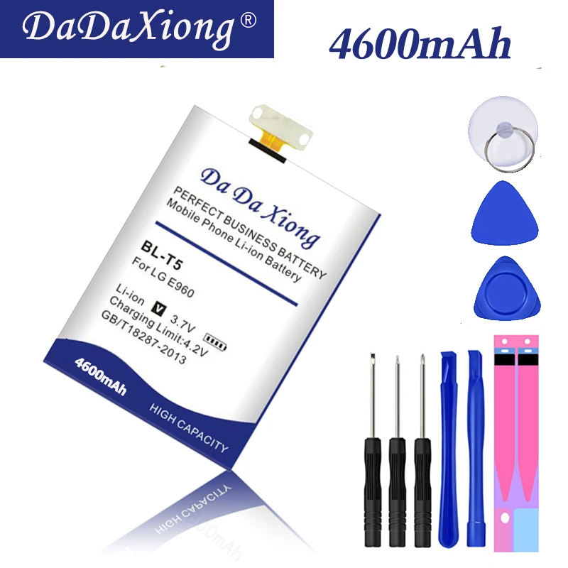 Оригинальный аккумулятор DaDaXiong 4600 мАч для LG Nexus 4 E960 E975 E973 F180 LS970 Optimus G E970 | Мобильные