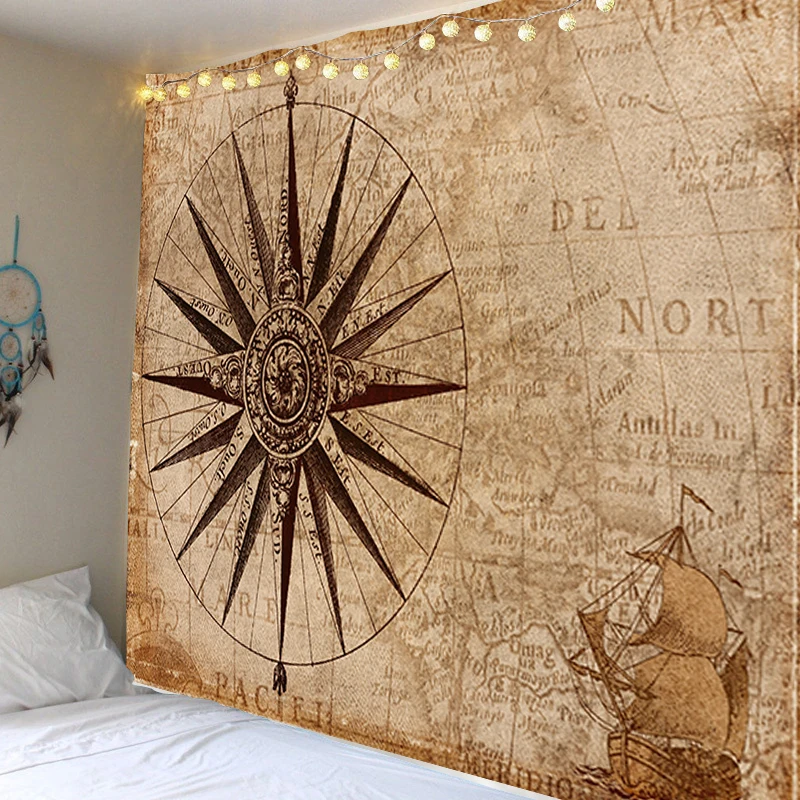 Star Wheel, Map, Ancient, Ship Carpet, Tapestry, Art Deco Fabric, Bedroom Upholstery Fabric
Star Wheel, Map, Ancient, Ship Carpet, Tapestry, Art Deco Fabric, Bedroom Upholstery Fabric