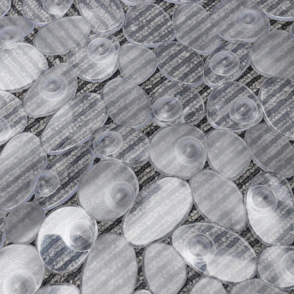 Bath Non-Slip Mat Square Cobblestone Bath Shower Safety Mats PVC Anti-Bacterial Resistant Antiskid Mat (Clear)
Bath Non-Slip Mat Square Cobblestone Bath Shower Safety Mats PVC Anti-Bacterial Resistant Antiskid Mat (Clear)